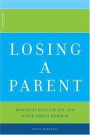 Cover of: Losing A Parent by Fiona Marshall