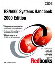 Rs/6000 Systems Handbook 2000 by IBM Redbooks