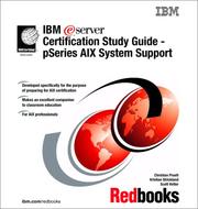 Cover of: IBM E(Logo)Server Certification Study Guide - Pseries Aix System Support by IBM Redbooks, IBM Redbooks