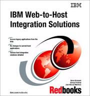 Cover of: IBM web-to-host integration solutions