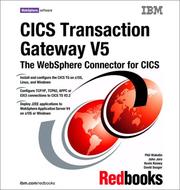 Cover of: CICS Transaction Gateway V5: the WebSphere connector for CICS