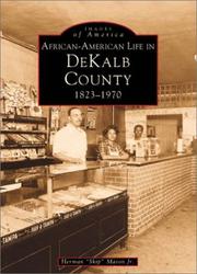 Cover of: African-American life in DeKalb County, 1823-1970