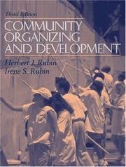 Cover of: Community Organizing and Development (3rd Edition)