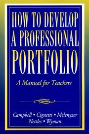 Cover of: How to develop a professional portfolio: a manual for teachers