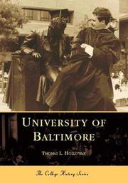 Cover of: University  of  Baltimore   (MD)  (College  History  Series)