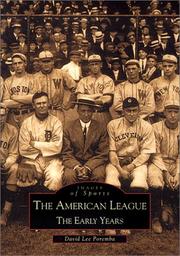 Cover of: The American League: The  Early  Years   (MI)  (Images  of  Sports)