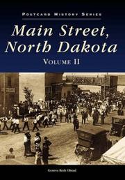 Main Street,   North Dakota   Volume II   (ND) by Geneva Roth Olstad