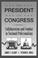 Cover of: President and Congress, The