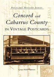 Cover of: Concord and Cabarrus County: In Vintage Postcards (Postcard History)