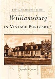 Cover of: Williamsburg in Vintage Postcards   (VA)