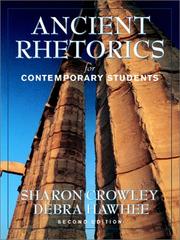 Cover of: Ancient rhetorics for contemporary students by Sharon Crowley