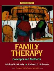 Cover of: Family therapy: concepts and methods