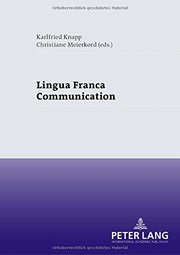 Cover of: Lingua franca communication