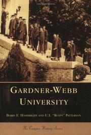 Cover of: Gardner-Webb University   (NC)  (Campus History Series)