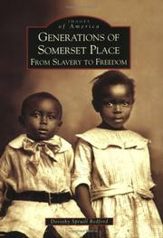 Cover of: Generations of Somerset Place by Dorothy Spruill Redford