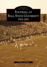 Cover of: Football at Ball State University | E.  Bruce  Geelhoed