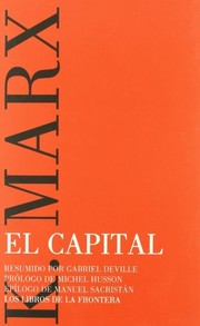 Cover of: El capital