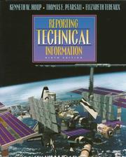 Cover of: Reporting technical information by Kenneth W. Houp