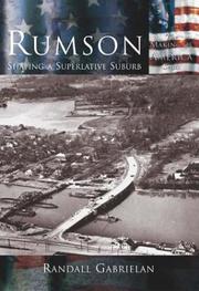 Cover of: Rumson:   Shaping  a  Superlative  Suburb   (NJ)  (Making  of  America)