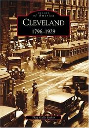 Cover of: Cleveland, 1796-1929 by Thea Gallo Becker