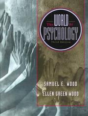 Cover of: World of Psychology, The by Samuel E. Wood, Ellen Green Wood