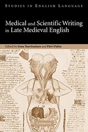 Cover of: Medical and Scientific Writing in Late Medieval English by Irma Taavitsainen, Päivi Pahta