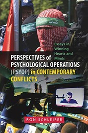 Perspectives of psychological operations (PSYOP) in contemporary conflicts by Ron Shlaifer