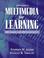 Cover of: Multimedia for learning