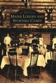 Cover of: Maine  Lodges  and  Sporting  Camps