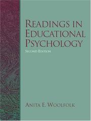 Readings in educational psychology by Anita Woolfolk Hoy