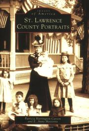 St. Lawrence County portraits by Patricia H. Carson, E.  Anne  Mazzotta