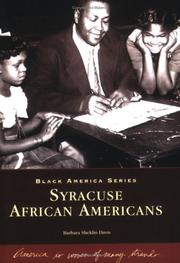 Syracuse African Americans   (NY)  (Black America) by Barbara Sheklin Davis