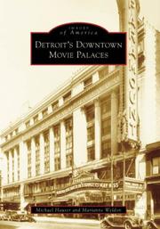 Cover of: Detroit's  Downtown  Movie  Palaces    (MI)  (Images  of  America) by Michael  Hauser, Marianne  Weldon