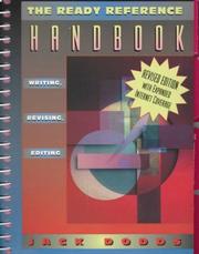 Cover of: Ready Reference Handbook, The: Writing, Revising and Editing (Revised Edition with Expanded Internet Coverage)