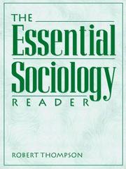 Cover of: The essential sociology reader