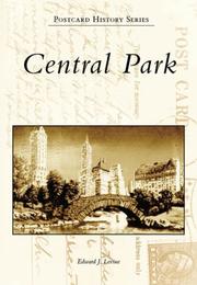 Cover of: Central Park (Postcard History: New York)