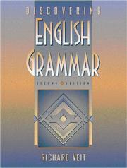 Cover of: Discovering English grammar