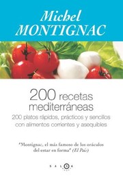 Cover of: 200 Recetas Mediterraneas by Michel Montignac