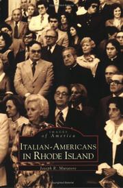 Cover of: ITALIAN-AMERICANS IN RHODE ISLAND (RI)