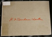 Cover of: H. de Toulouse-Lautrec by Arthur William Heintzelman, Edouard Julien, M. Roland O. Heintzelman