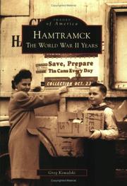 Cover of: Hamtramck:The World War II Years, MI