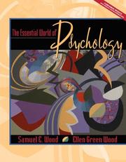 Cover of: The essential world of psychology by Samuel E. Wood