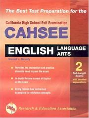 Cover of: CAHSEE English Language Arts (REA) - The Best Test Prep for the California High School Exit Exam