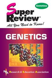 Cover of: Genetics (Rea) - Super Review by Rea Staff, Staff of Rea