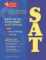 Cover of: SAT (REA) - The Very Best Coaching & Study Course for the New SAT