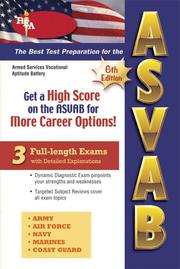Cover of: ASVAB (REA)-The Best Test Prep for the ASVAB (Test Preps)