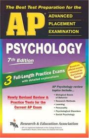 Cover of: AP Psychology 7th Edition (REA) - The Best Test Prep for the AP Exam