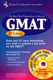 Cover of: GMAT w/CD-ROM 4th Ed. (REA) - The Best Test Prep & Review