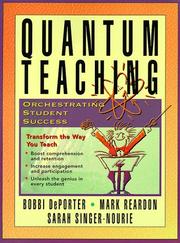 Cover of: Quantum teaching by Bobbi DePorter