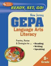 Cover of: New Jersey GEPA 8th Grade Language Arts (REA) - The Best Test Prep for GEPA